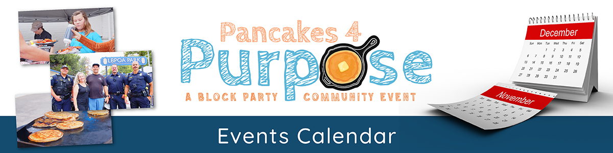 Pancakes 4 Purpose Event Calendar Banner